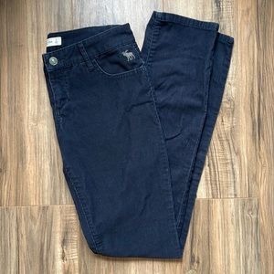 Abercrombie & Fitch Corduroy Navy Pants